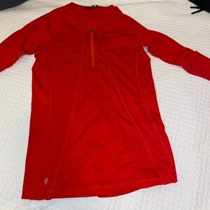 Red Athleta zip up